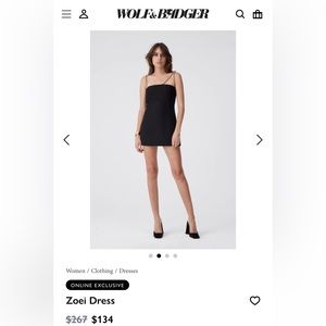 Atoir mini black dress size 8US